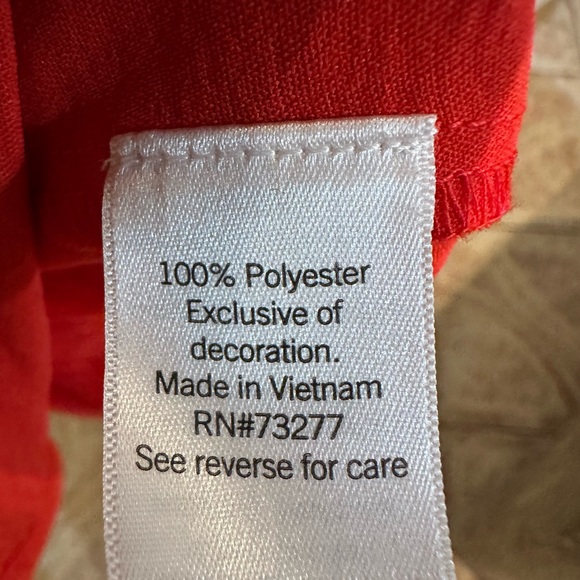 Nine West Red Sleeveless Blouse - Picture 7 of 10